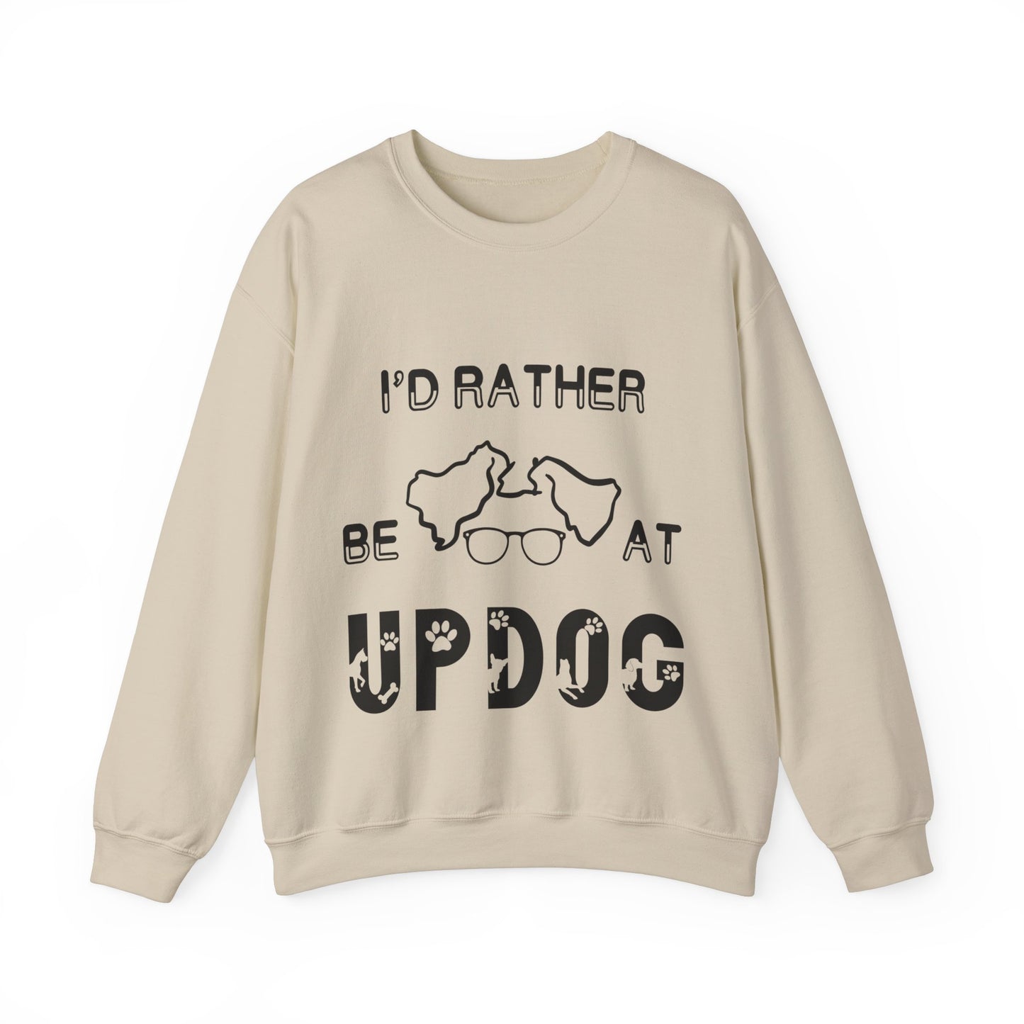 I'd Rather Be At UpDog - Unisex Heavy Blend Crewneck Sweatshirt