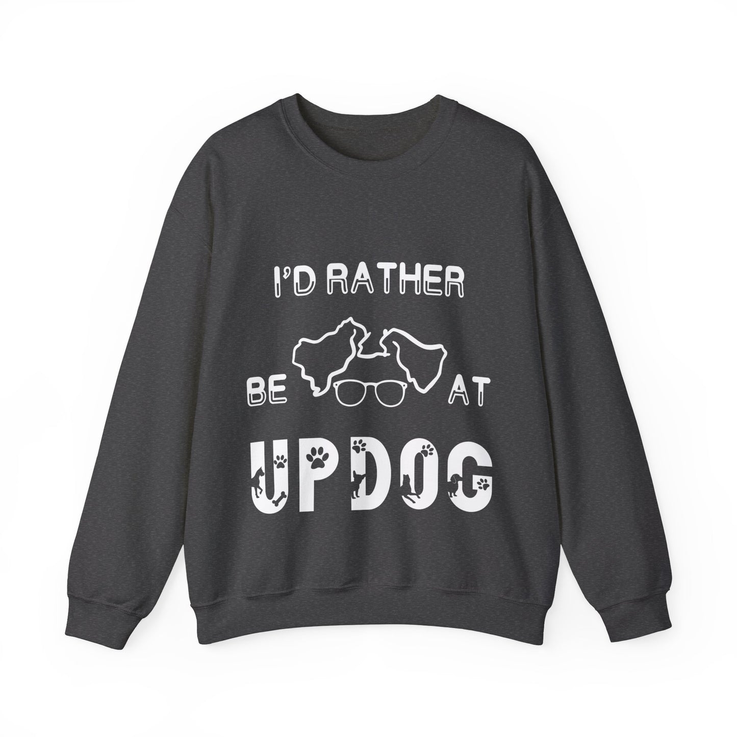 I'd Rather Be At UpDog - Unisex Heavy Blend Crewneck Sweatshirt