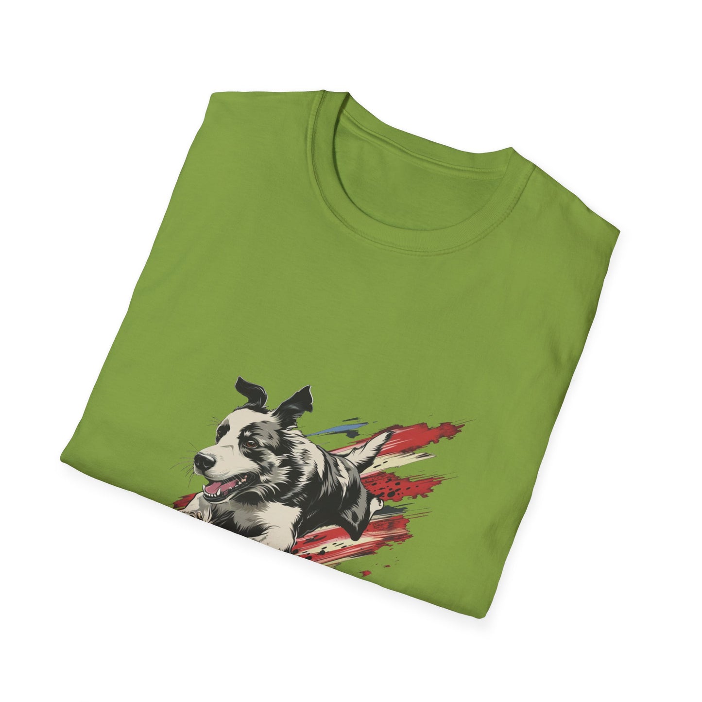 Border Collie: Tally Ho! A FastCAT Design - Unisex Softstyle T-Shirt