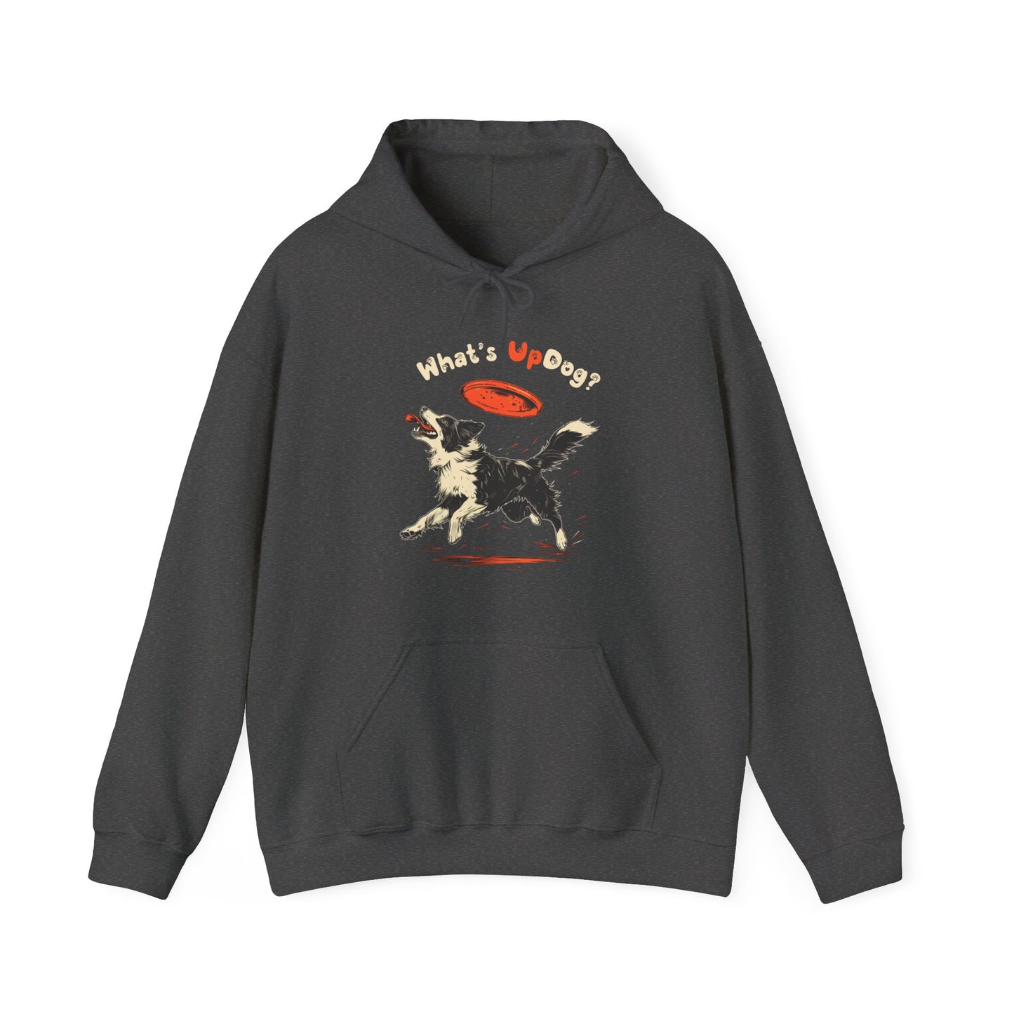 What's Up Dog? (Border Collie) - Unisex Heavy Blend Hooded Sweatshirt