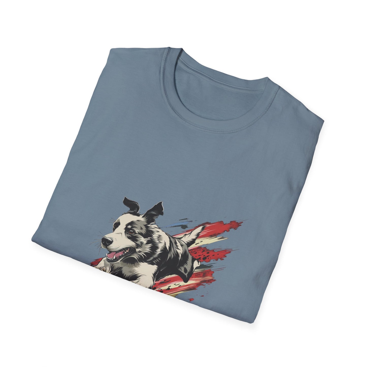 Border Collie: Tally Ho! A FastCAT Design - Unisex Softstyle T-Shirt