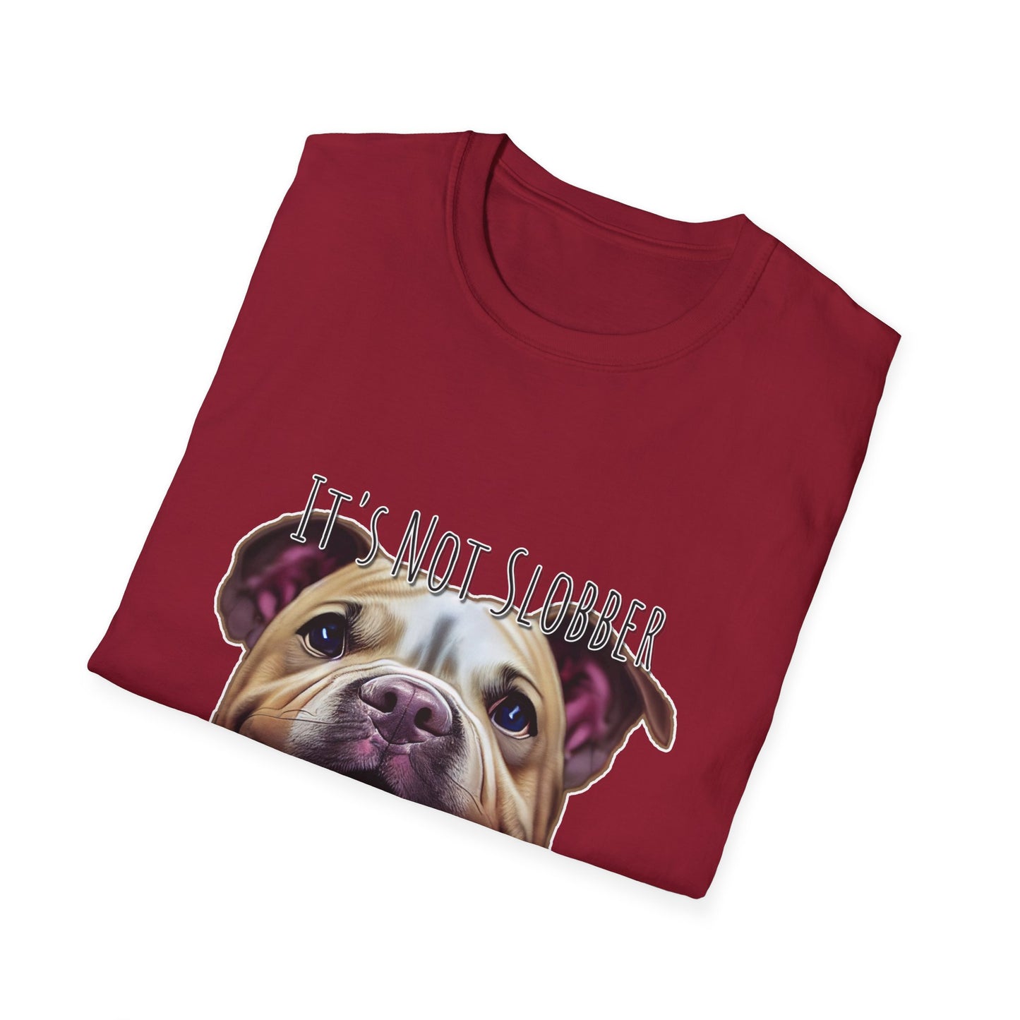 It's Not Slobber, It's Pibble Glitter (American Pit Bull Terrier / Pittie) - Unisex Softstyle T-Shirt