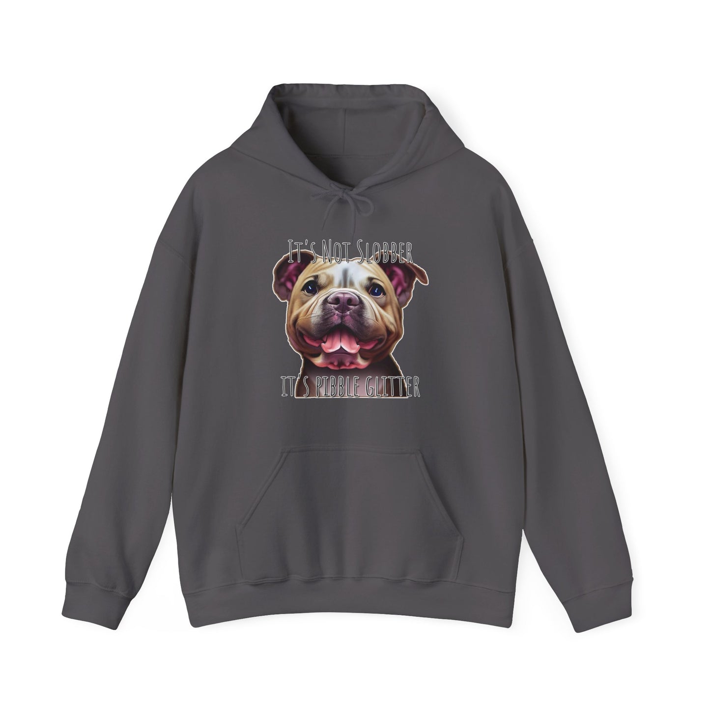 It's Not Slobber, It's Pibble Glitter (American Pit Bull Terrier / Pittie) - Unisex Heavy Blend Hooded Sweatshirt