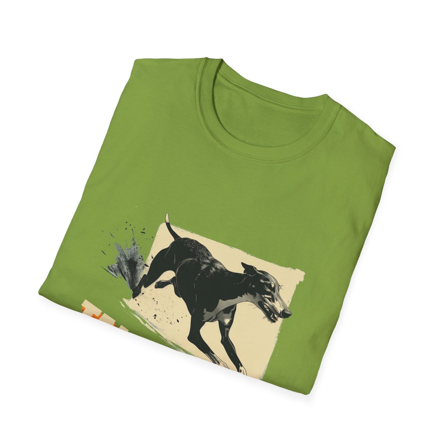 Greyhound: Tally Ho! A FastCAT Design - Unisex Softstyle T-Shirt