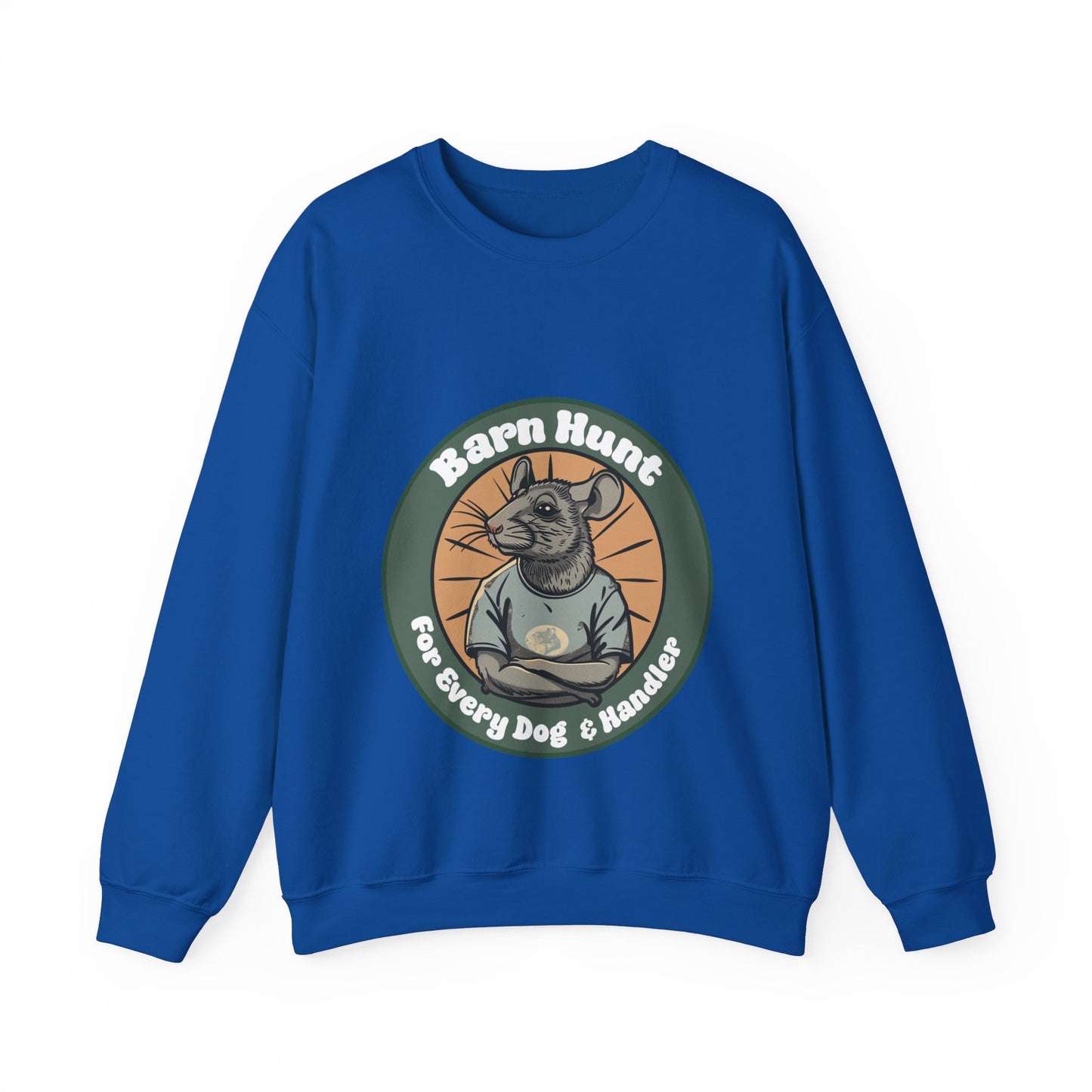 Barn Hunt: For Every Dog & Handler - Unisex Heavy Blend Crewneck Sweatshirt