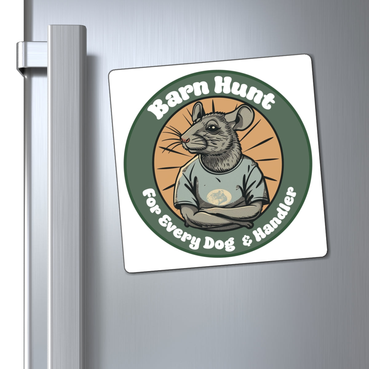 Barn Hunt: For Every Dog and Handler - Square Magnets