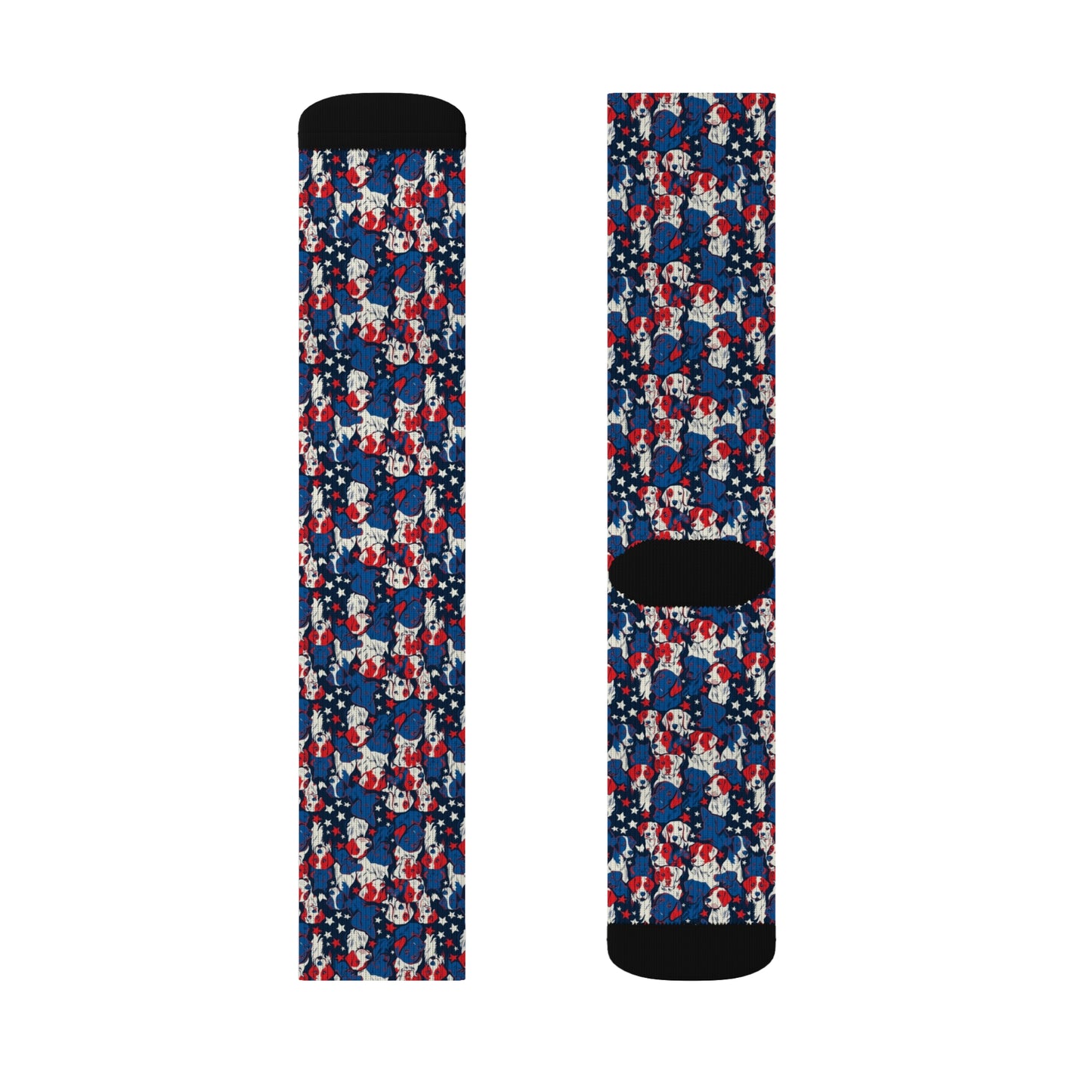 Patriotic Dog Lover - AOP Sublimation Socks